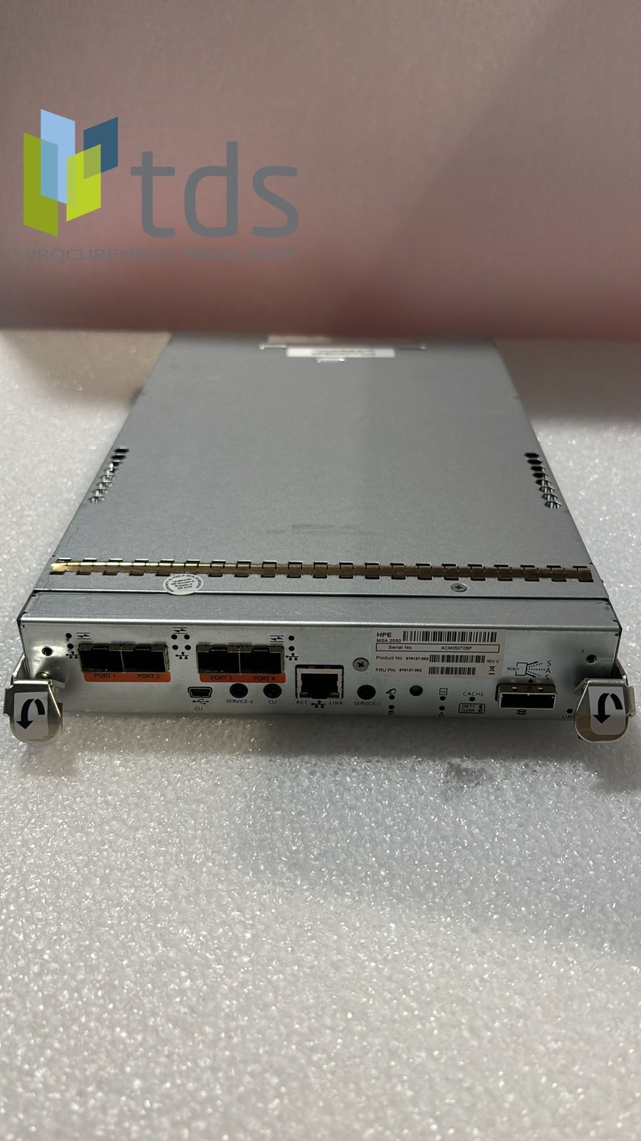 Q1J01B HPE MSA 2050 SAN Storage with 2x 876127-002 controllers and 2x P22194-001 - Picture 2 of 5