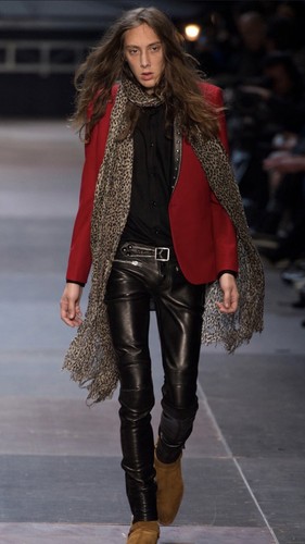 ジャケット・アウター Hedi Slimane Cashmere SoutiencollarCoat Jacket in cashmere wool with fox fur collar - Beige - Yves