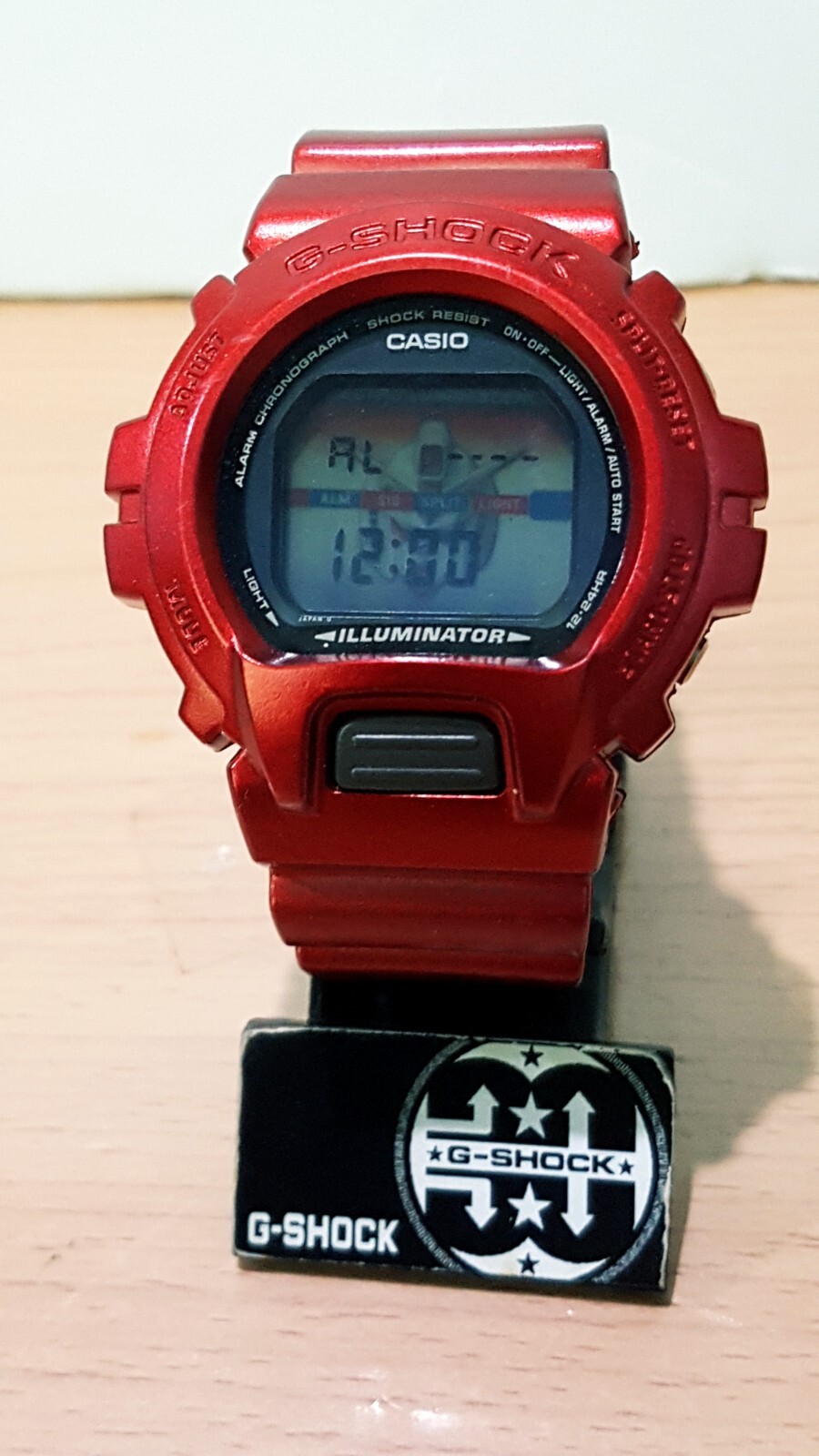 Vintage G-Shock DW-6600 Gundam RX78 Metallic RED UNIQUE