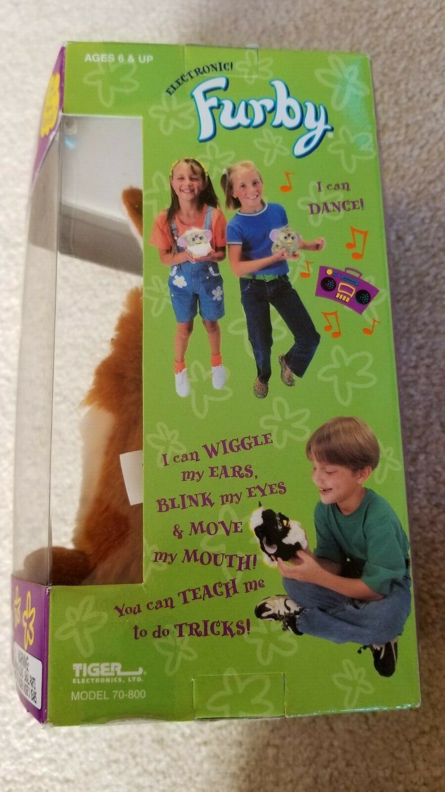 NIB Tiger Electronics 1999 Electronic Furby Model 70-800 Never Opened