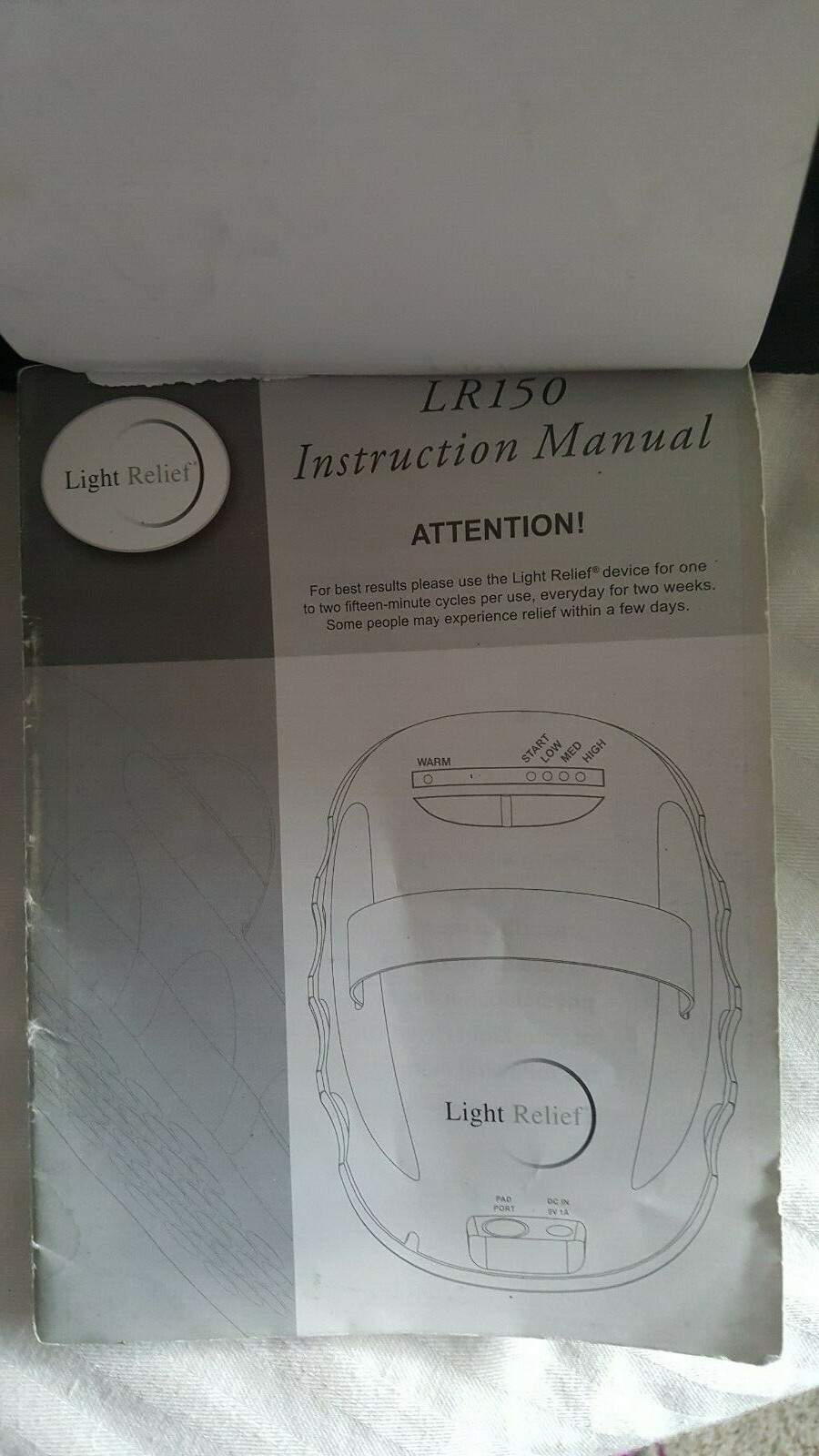 Light Relief LR 150 Infrared Muscle Pain Relief Therapy