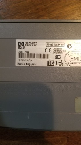 HP JETDIRECT 500X EXTERNAL PARALLEL PRINT SERVER J3265A Plus POWER SUPPLY