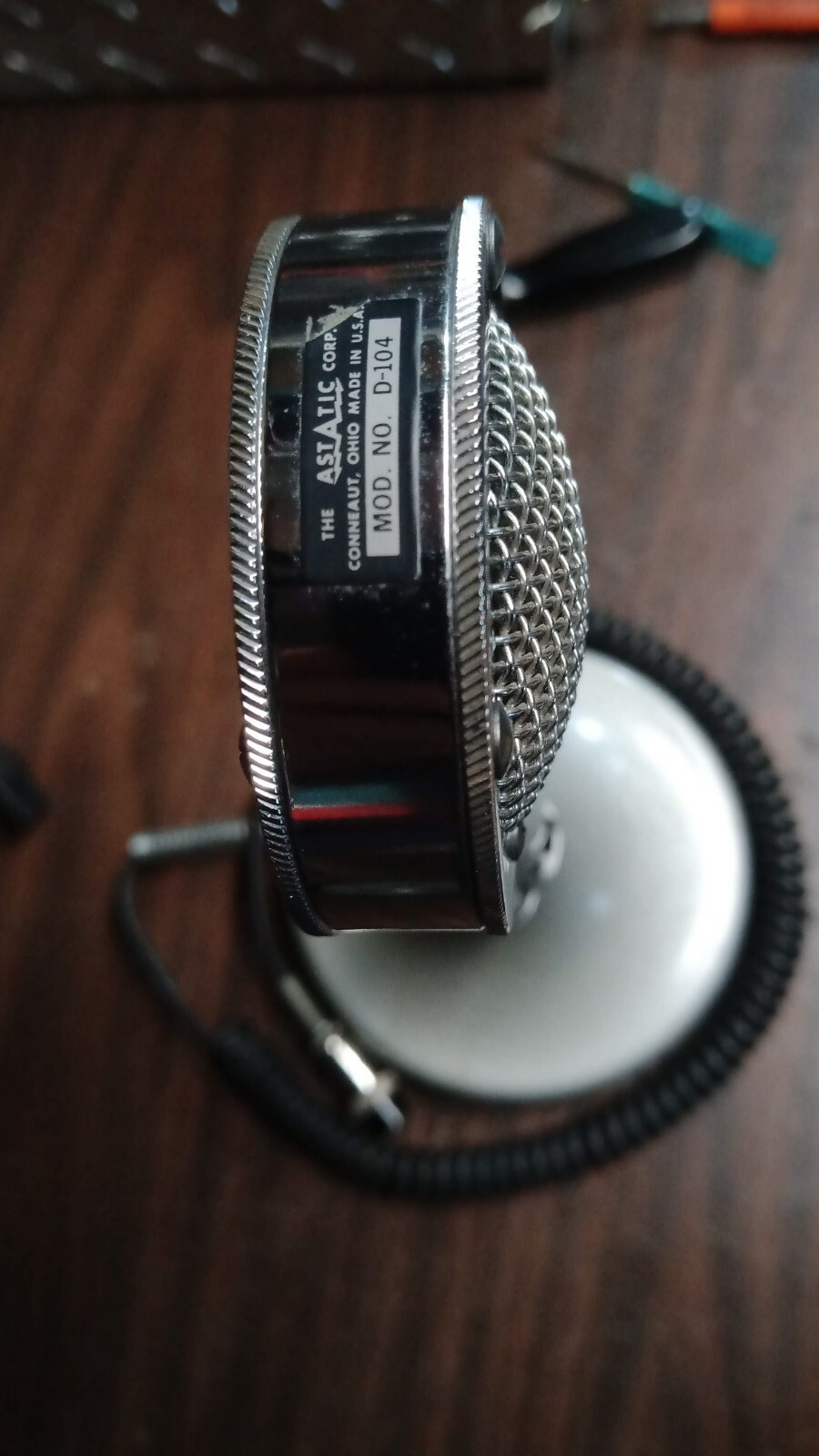 Vintage Amplified TUG9 Stand D104 Mic! ORIGINAL AND NICE! L@@K! RARE!