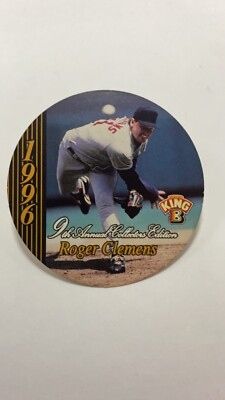 1996 King B Collector's Edition Disc (#1 of 24) - Roger Clemens - Boston Red Sox