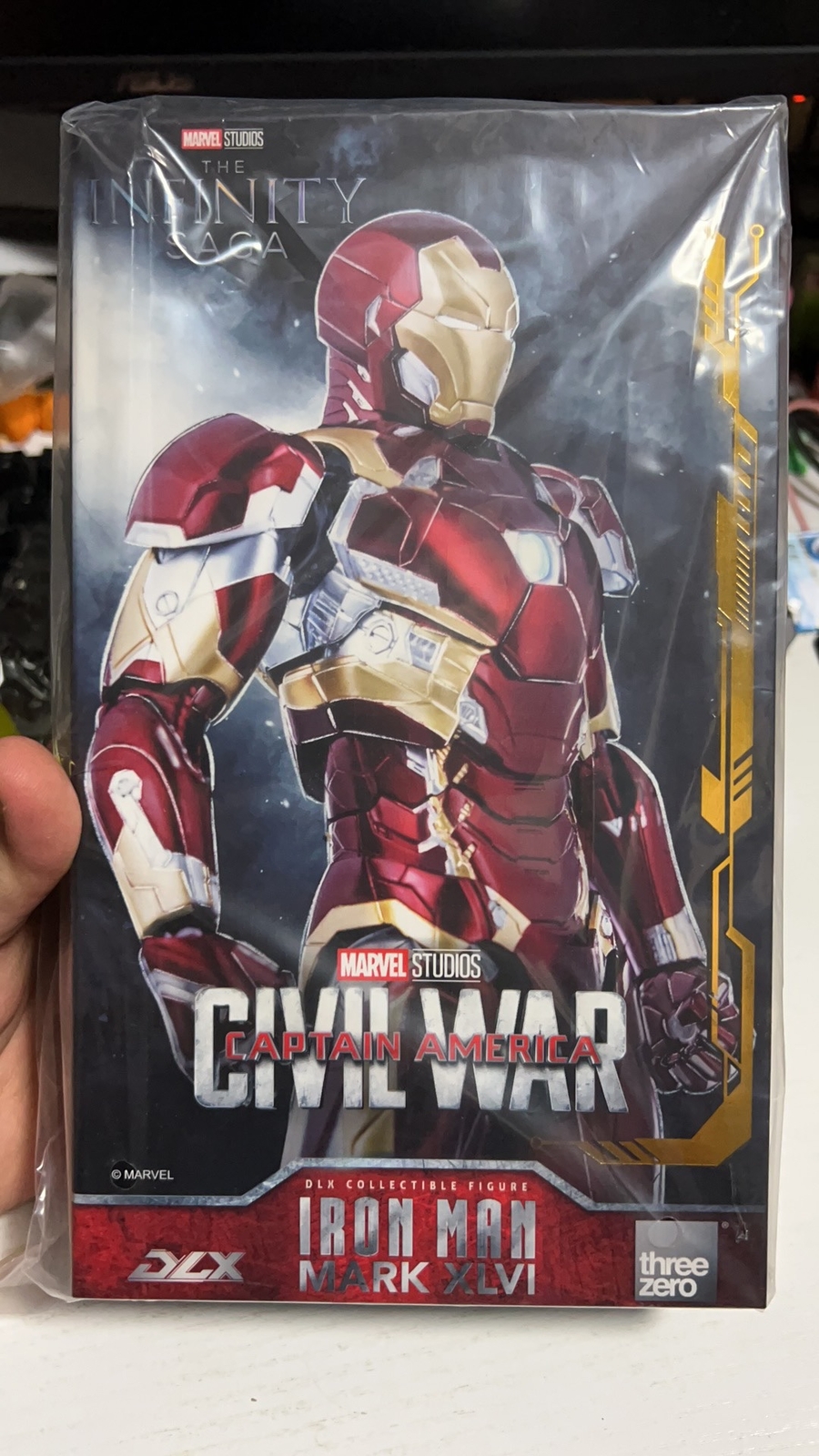 THREEZERO 3Z0256 DLX Iron Man MK46 Action Figure In Stock NEW | eBay