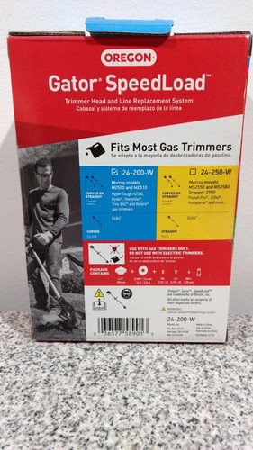 Oregon Gator SpeedLoad Trimmer Head Line System  24-200-W NEW!