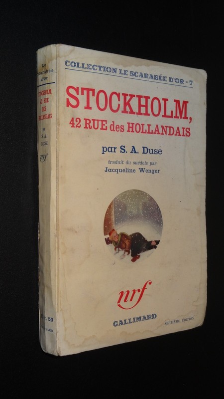 Stockholm, 42 Rue Des Hollandais - S.A. Duse - 1936 - Roman Policier