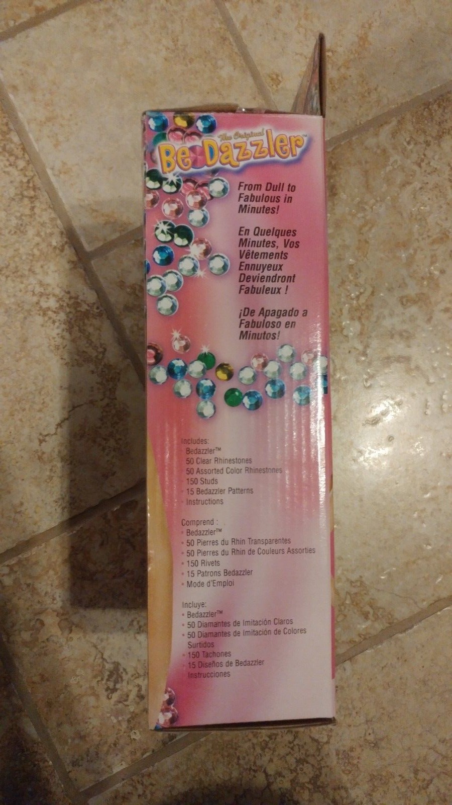 THE ORIGINAL BEDAZZLER MACHINE + 150 BONUS RHINESTONES UNUSED OPEN BOX