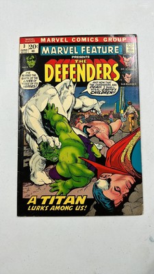 Marvel Feature #3 Marvel (1972) Third Appearance Key Issue Defenders Bronze Age