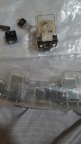 Electronic Component Parts Grab Bag Resistors bag 2 bags relays misc