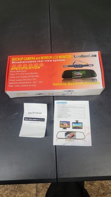 LeeKooLuu 5'' Backup Camera And Mirror LCD Monitor NEW