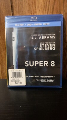 Super 8 (Two-Disc Blu-ray/DVD Combo) DVDs - SEALED (NO DIGITAL MOST LIKELY EXP.)