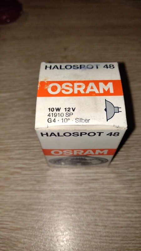 Osram Halospot 48 10w 12v G4 8Â° Argent 41910 Sp HalogÃ¨Ne Lampe Ã  RÃ©Flecteur