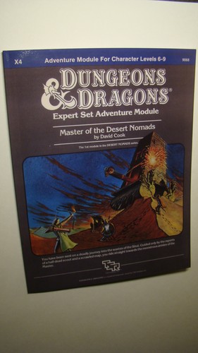 MODULE - X4 - MASTER DESERT NOMADS *NEW VF/NM 9.0 NEW* DUNGEONS DRAGONS