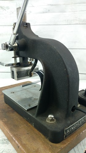 Vintage Kingsley Gold Stamping Machine Hot Foil Hollywood Stamping & Embossing