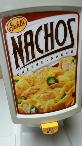 GEHL'S Hot Top 2 Nachos Cheese Single Dispenser with Extra Attachments