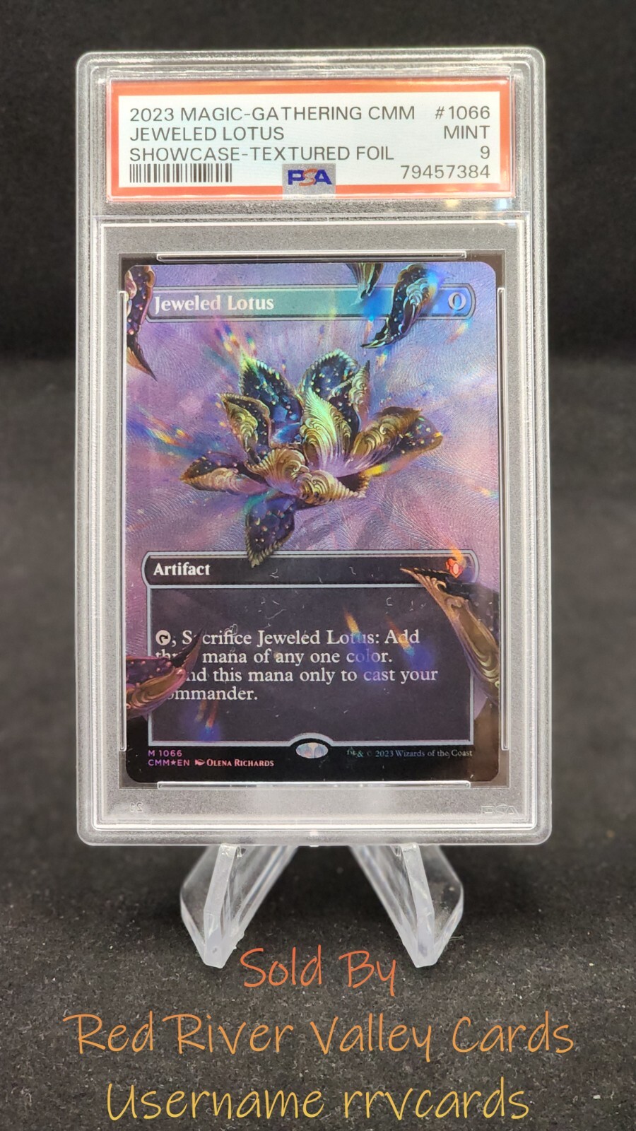 1x Jeweled Lotus Textured Foil PSA 9 Graded - Commander 1x Jeweled Lotus Textured Foil PSA 9 Graded - Commander