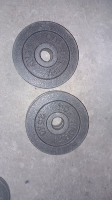 Gusseisen Hantelscheiben von Hop Sport. 2x Je 2.5kg