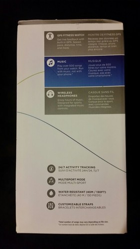 TomTom Spark 3 Black GPS With Headphones Multisport Watch - Large