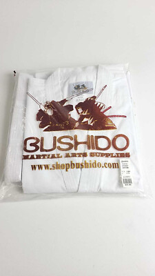 Bushido Student Unfiform Bushido Martial Arts Supply Size 3 NEW White