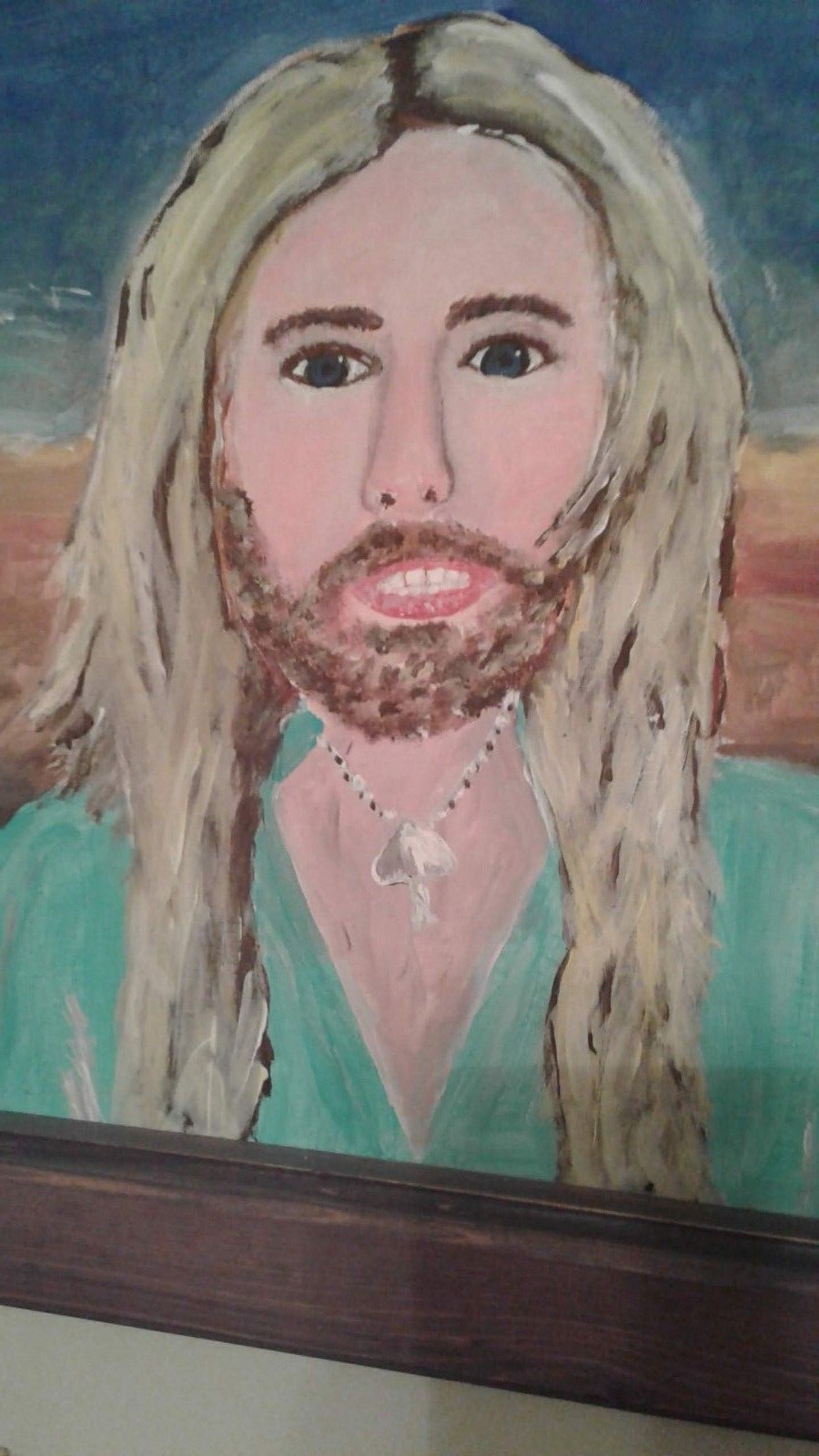 GREGG ALLMAN  PAINTING BY E. SHOOK