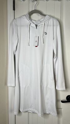 BALEAF Women's Long Sleeve Hooded Zip Beach Coverup Med UPF 50 NWT Lake Boating