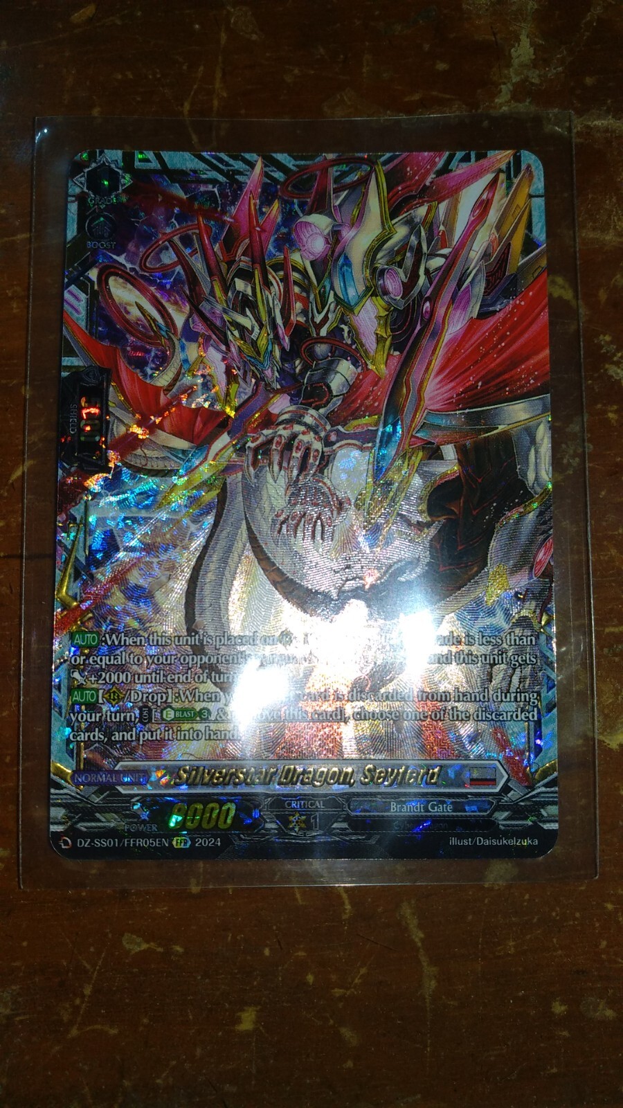 Cardfight Vanguard CFV DZ-SS01 Silverstar Dragon, Seyferd Cardfight Vanguard CFV DZ-SS01 Silverstar Dragon, Seyferd