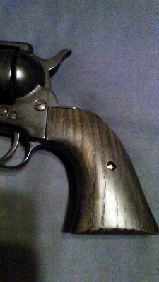Handmade Grips Chiappa 1873 SAA Black Stained Ash Wood New