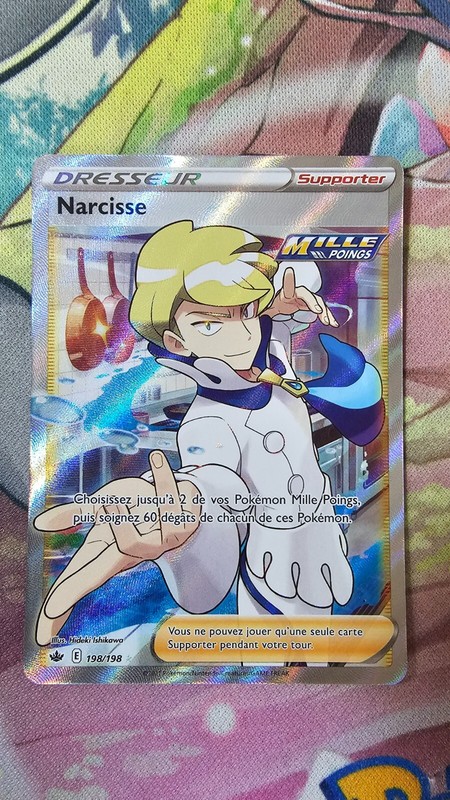 Narcisse Full Art 198/198 Holo - Neuf - Carte Pokemon