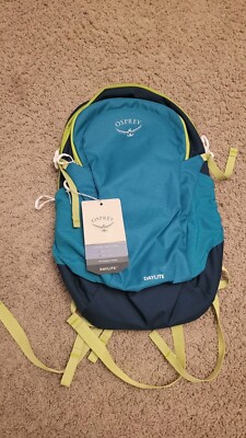 Osprey Daylite Multi-Function Mesh-Covered Commuter Backpack- Baikal Green 13L 