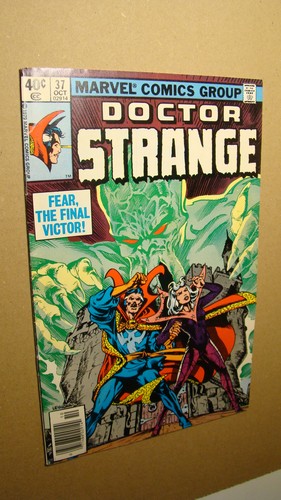 DR. STRANGE 37 *NICE* VS DWELLER IN DARKNESS MARVEL BRONZE BRUNNER ART