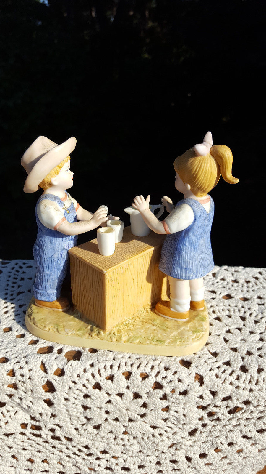 Homco Denim Day's Fresh Lemonade Figurine #15351   1999