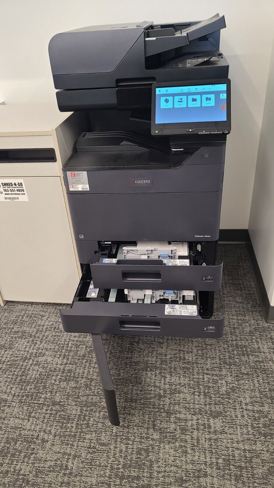 Kyocera TASKalfa 2554ci Task alpha laser printer copier Kyocera TASKalfa 2554ci Task alpha laser printer copier