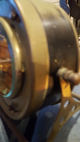 Vintage Style  Clock - Brass - parts or restore.