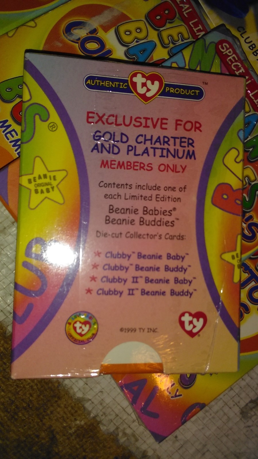 10)TY Beanie Babies 5)Newsletters & 5)sealed collector cards no babies included