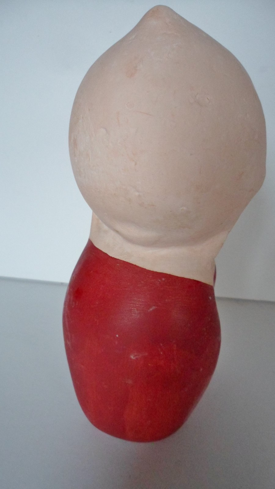 Antique Chalkware Kewpie The Thinker 6