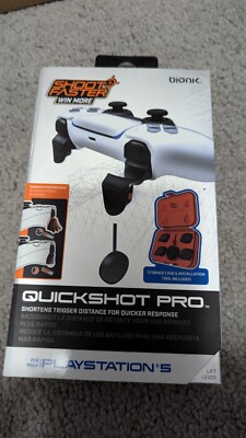 Bionik BNK-9059 PS5 QuickShot Pro - Custom Trigger Stops - Fast Shooter Triggers
