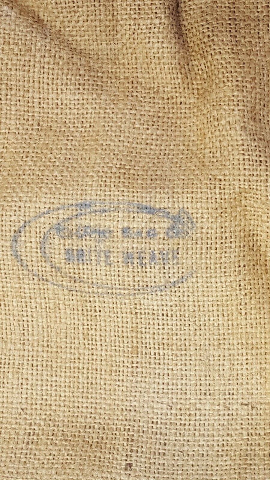 RARE Vintage MORTON Chicago, IL FARM & RANCH 50 Lb Burlap STOCK SALT Bag Sack
