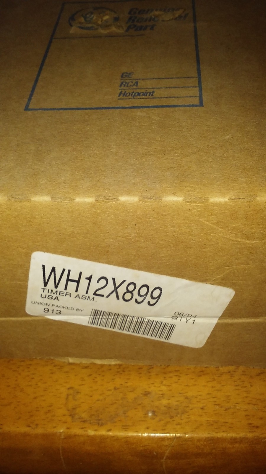 GE WH12X899 General Electric Timer Brand New OEM