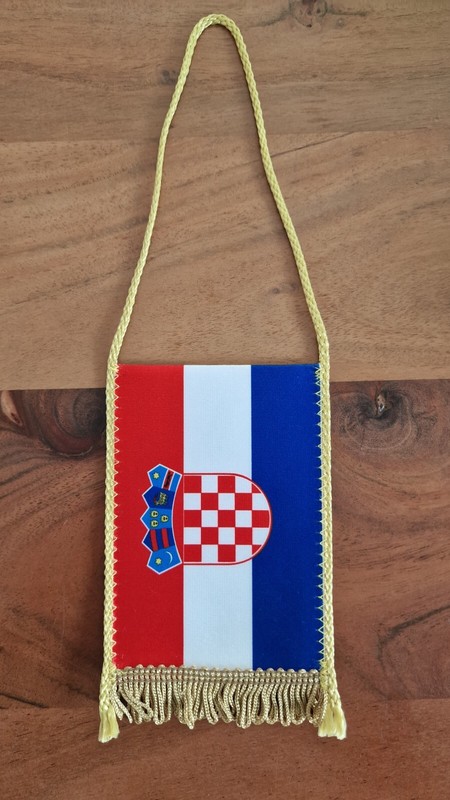 Kroatien Fahne Auto RÃ¼Ckspiegel Dekoration Hrvatska Wimpel Retrovizor Zastava