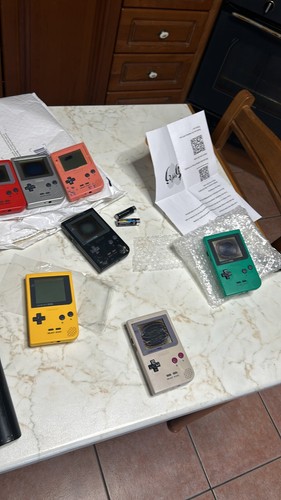 GameBoy Pocket GBP Lot of 7 Set Nintendo Random Color GameBoy Pocket GBP Lot of 7 Set Nintendo Random Color