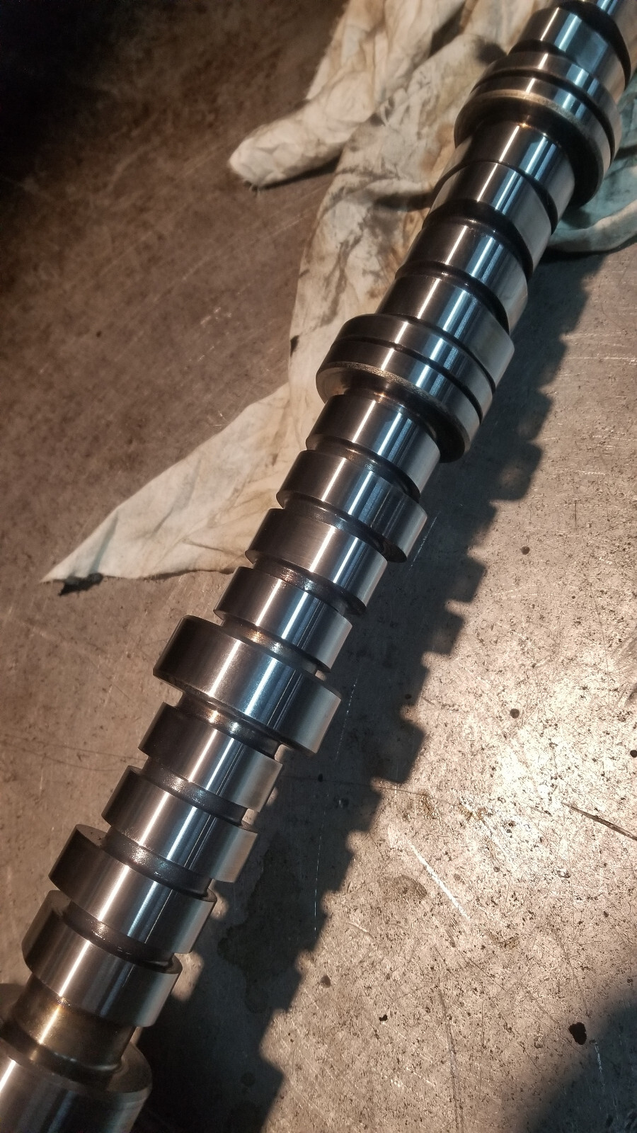 POLISHED 01-05 2001-2005 DURAMAX LB7 LLY USED CAMSHAFT 98077453 97211770 - Picture 4 of 6