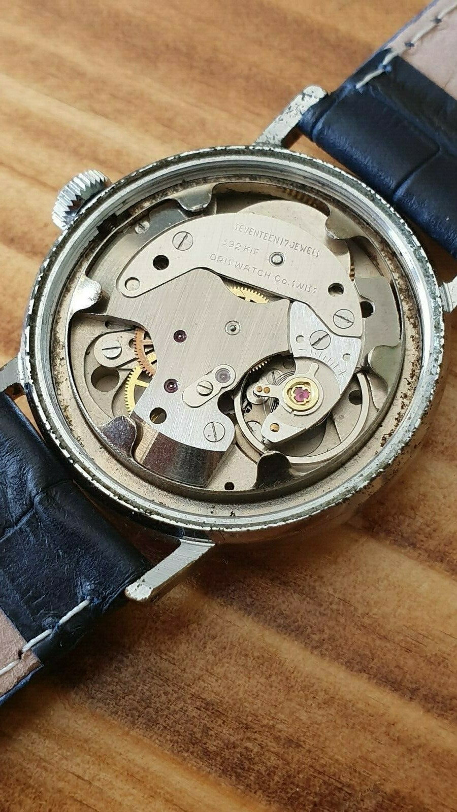 Oris handwinding 17 jewels swiss made watch NOS new strap worned eBay