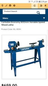Carbatec wood lathe Power Tools Gumtree Australia 