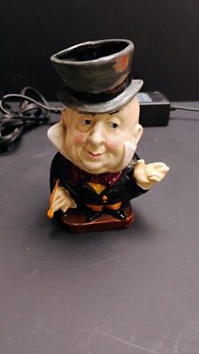 Mr Micawber Porcelain 5'' Toby Jug Mug Burleigh Ware England Charles Dickens