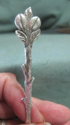 Vintage  900 Silver Demitasse Spoon
