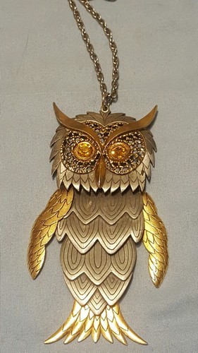 set of 3 Owl necklaces 1 pair owl earrings and   1 bracelet