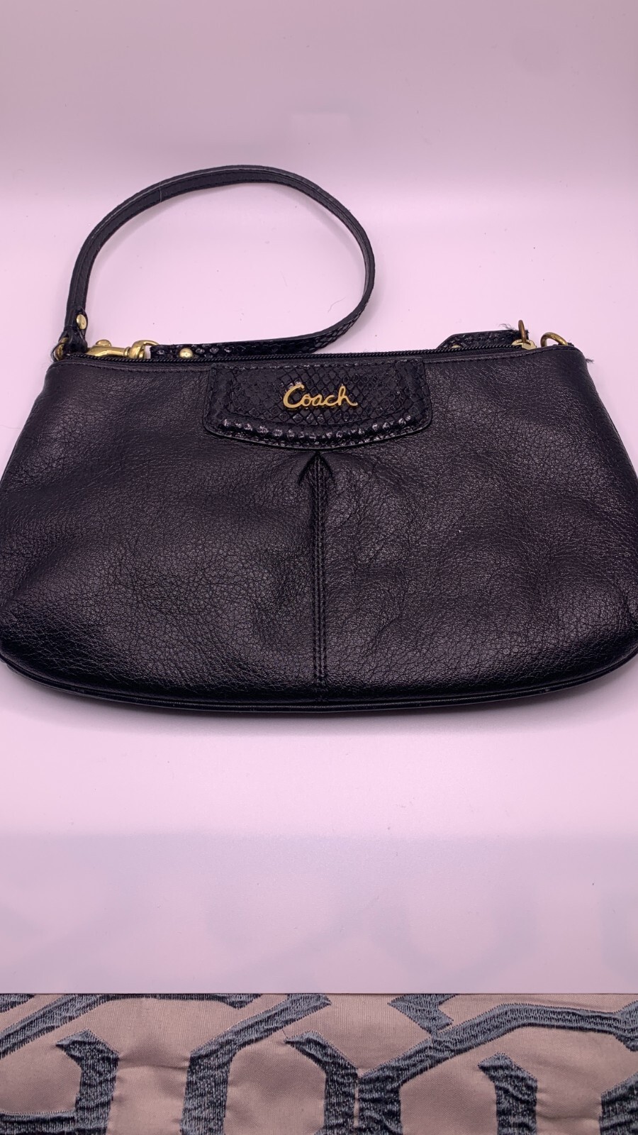 Vintage Coach Change Purse Black がま口 Vintage Coach Change Purse Black がま口 Vintage Coach Change