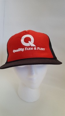 Quality Farm and Fleet Vintage Snapback Trucker Hipster Hat Cap Mesh Rare