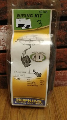 Hopkins Towing Solution 40145 Plug-In Simple Vehicle To Trailer Wiring Harness